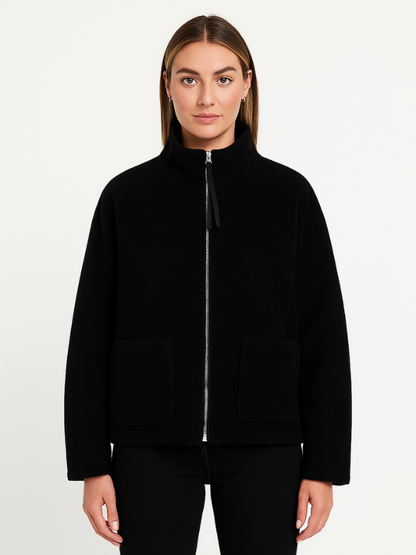 Soft Oversized Sherpa Fleece Jacket For Cold Weather