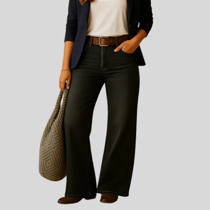 Women's Straight Leg Trousers Elegant Cut
