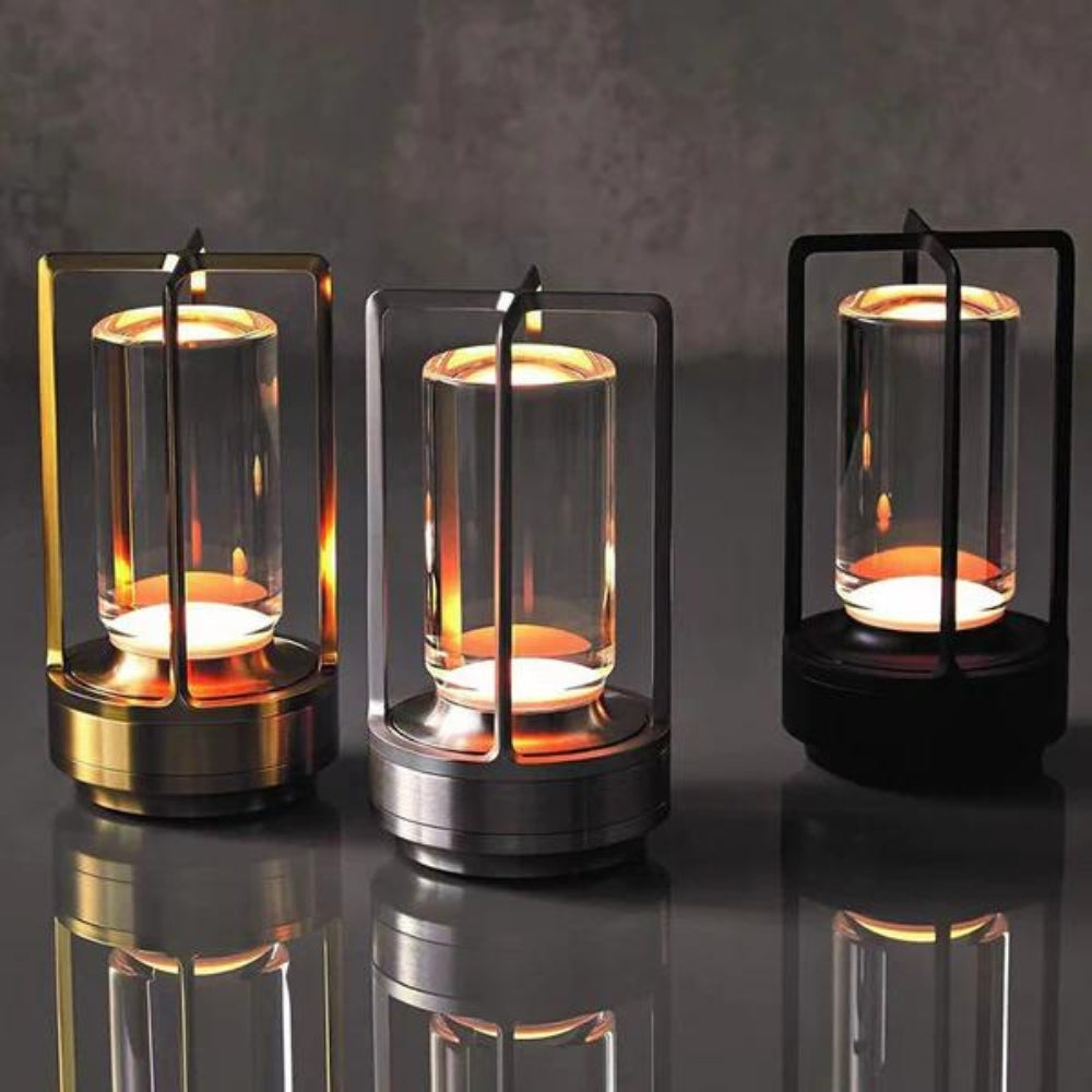 Nordic Crystal Lantern Table Light - Vonnera