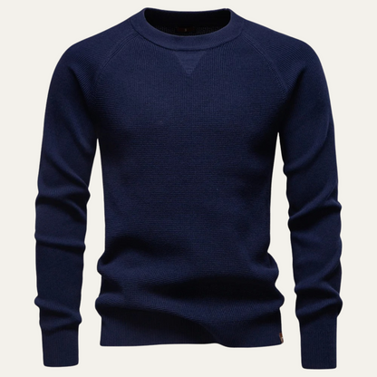 Men's Knitted Crew Neck Sweater