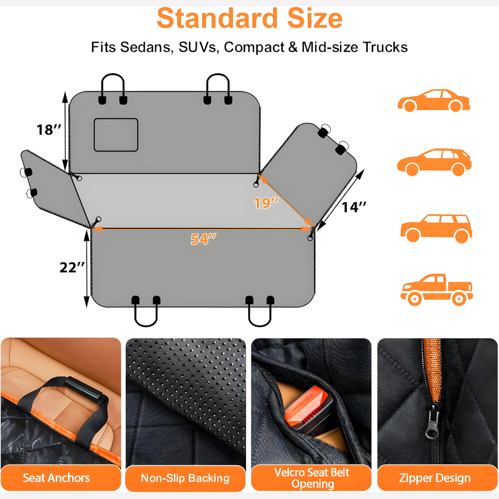 Pet Car Seat Cover Waterproof