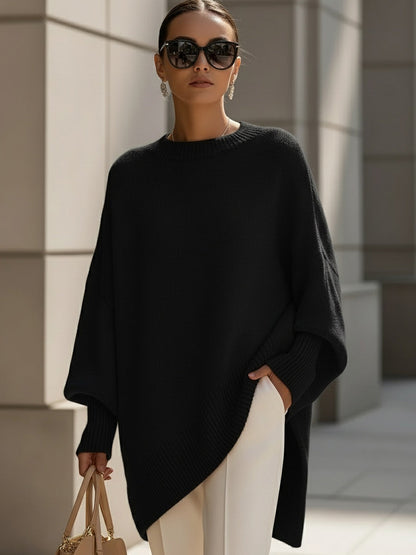 Women's Oversized Blouse Pocho Style