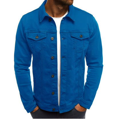 Ralph Men's Denim Jacket Lightweight Blue