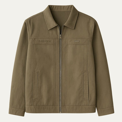 Men's Cotton Harrington Jacket Zip Front