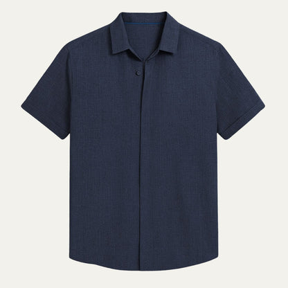 Lisbon Men's Linen Short Sleeve Shirt