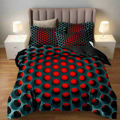 Cosmic Vortex Quilt Cover Set 3 Piece