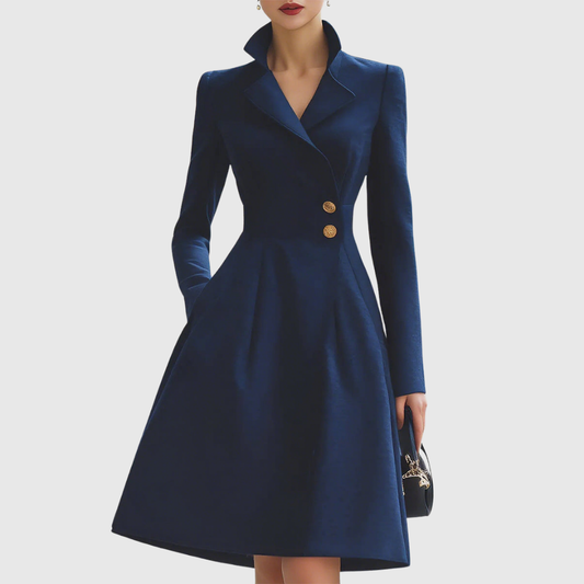 Tailored Fit Coat Dress - Vonnera
