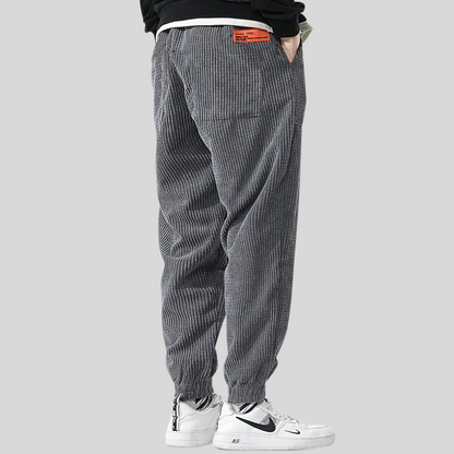 Men's Wide Corduroy Joggers Relaxed Fit