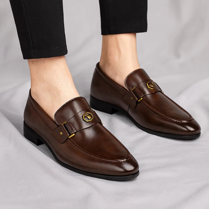 Italian Leather Men's Loafers