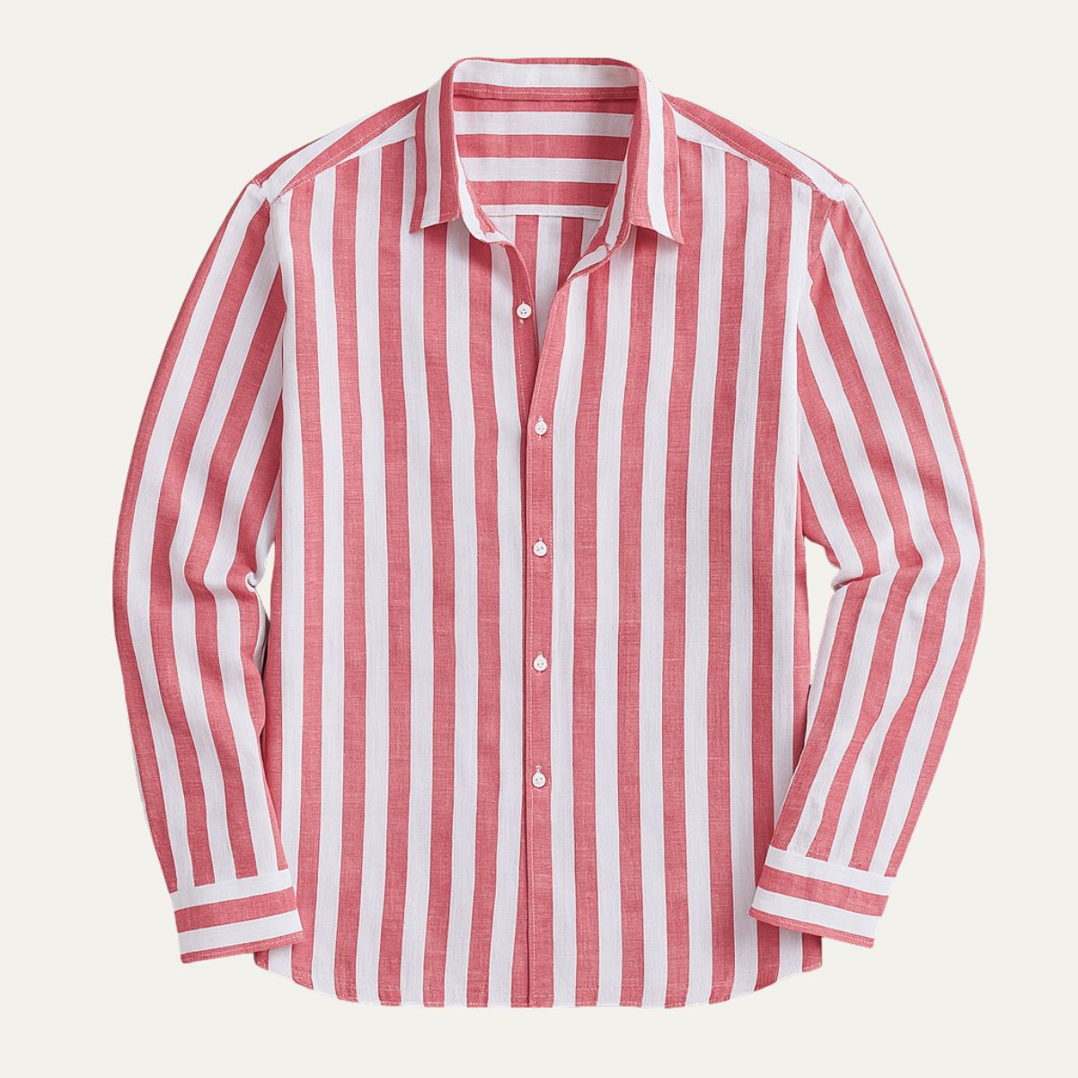 Men's Linen Striped Shirt - Vonnera