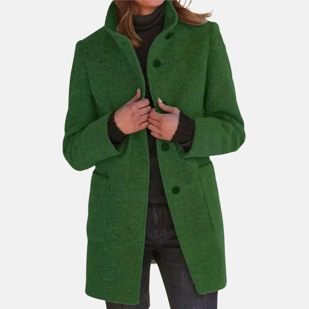 Tweed Overcoat Classic Earth Tones