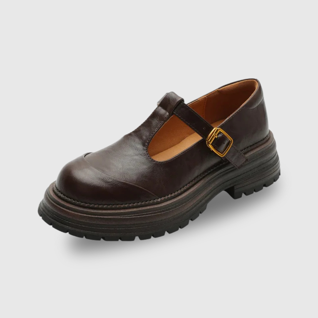 Blythe Women's Mary Jane Shoes Round Toe Low Heel