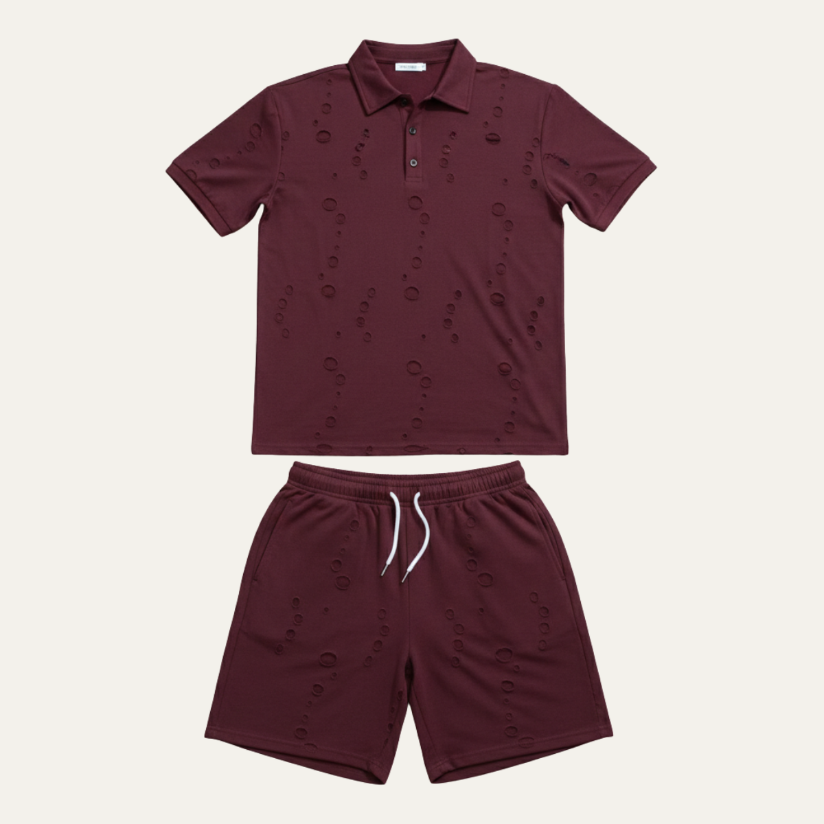 Men's Lightweight Beachwear Set Shirt And Shorts