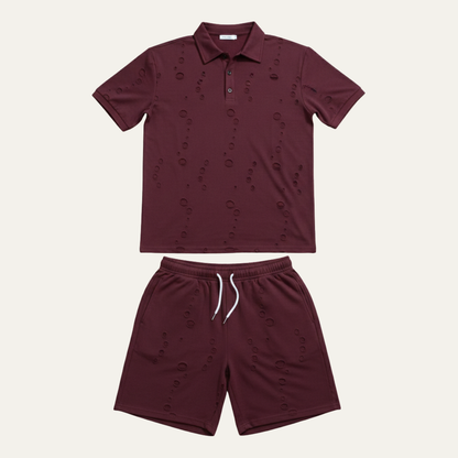 Men's Lightweight Beachwear Set Shirt And Shorts
