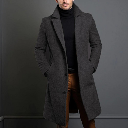 Men's Wool Coat Classic Style