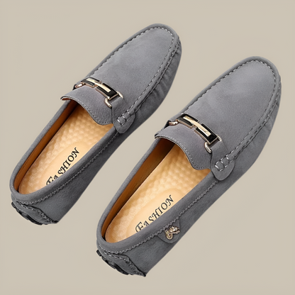 Men's Suede Moccasin Slip-On Shoes