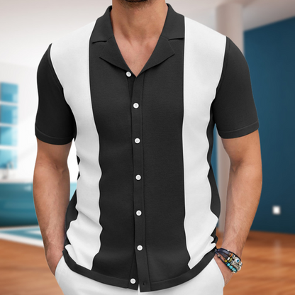 Men's Cotton Casual Button Down Shirt - Vonnera