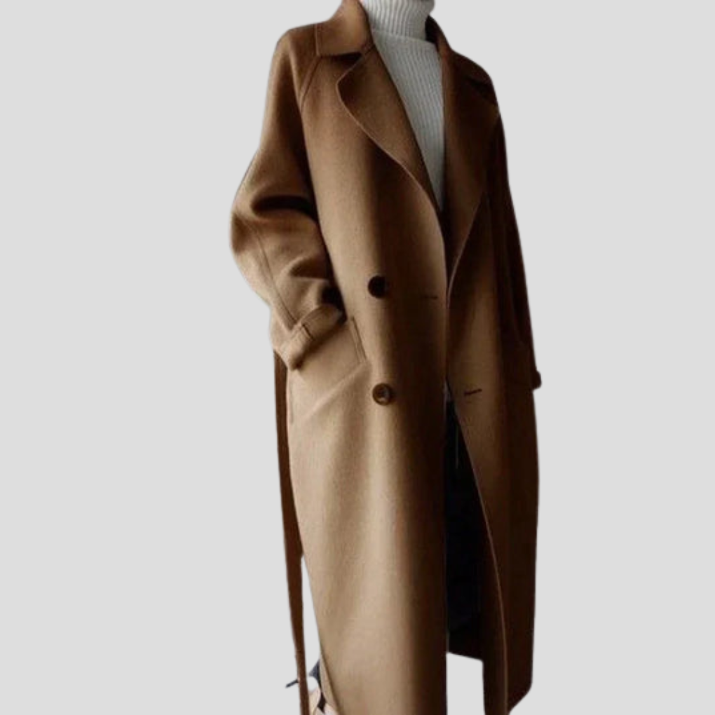 Women's Wool Long Coat Warm