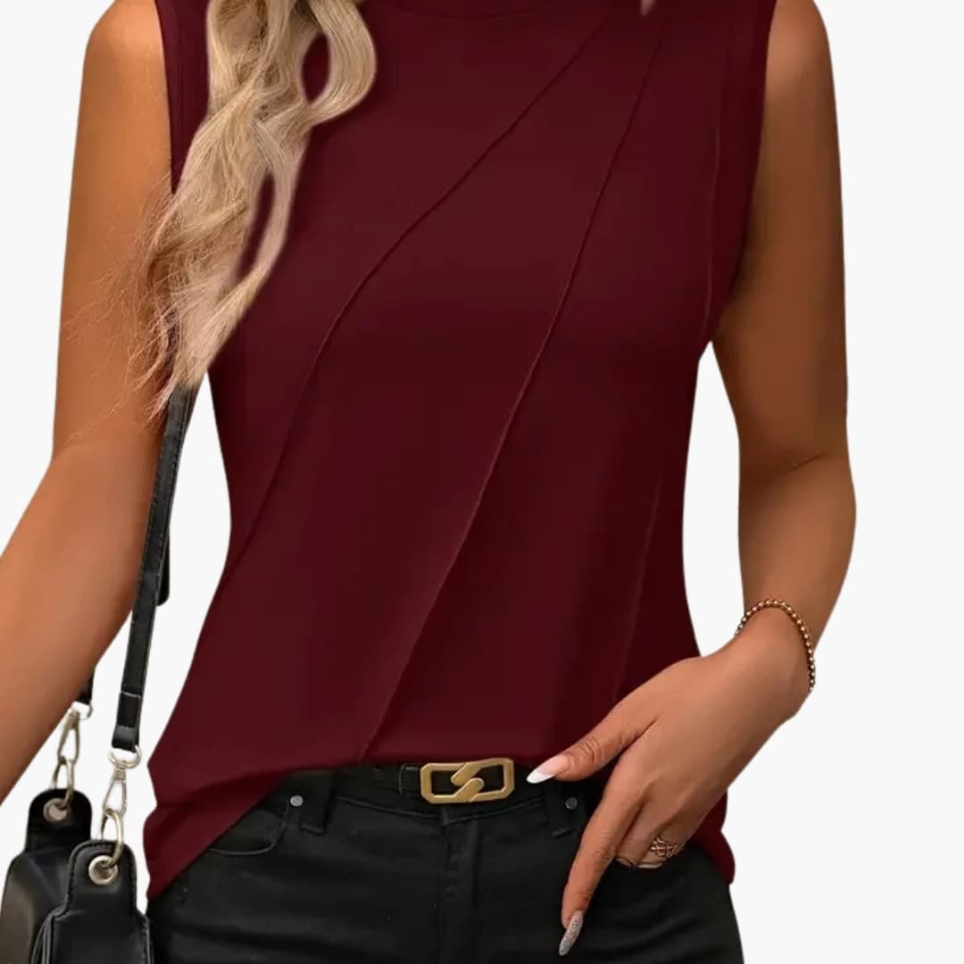 Women's V-Neck Long Sleeve Blouse Woven Regular Fit