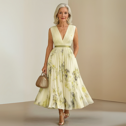 Women's Sleeveless Maxi Dress Summer Flowy