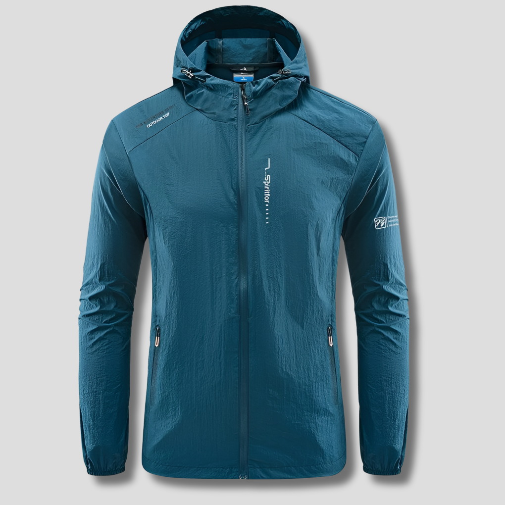 Men's Hooded Summer Jacket Waterproof Lightweight - Vonnera