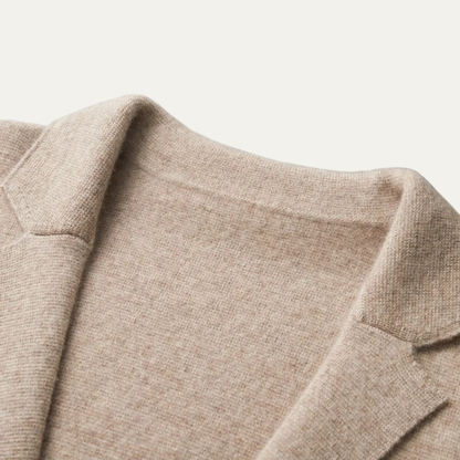 Men's Wool Cardigan Sweater Open Front Charcoal Grey