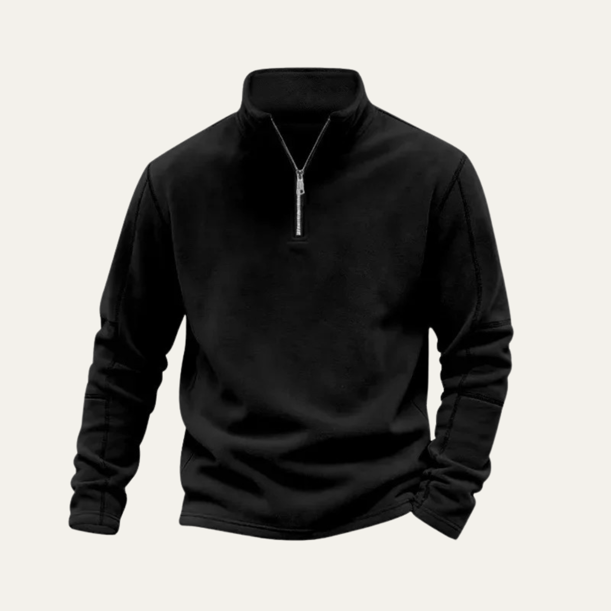 Men's Quarter Zip Fleece Sweater Warm