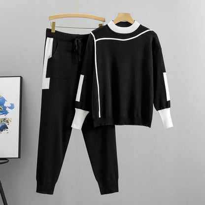Women's 2-Piece Knitted Set Warm