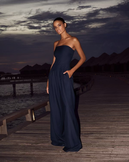 Women's Strapless Bodysuit Luxe Velvet