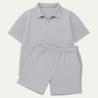 Men's Polo Shirt And Shorts Set - Vonnera