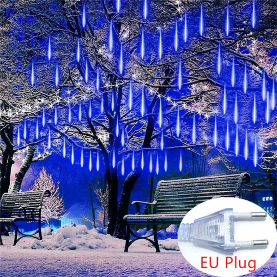 Led Meteor Shower String Lights