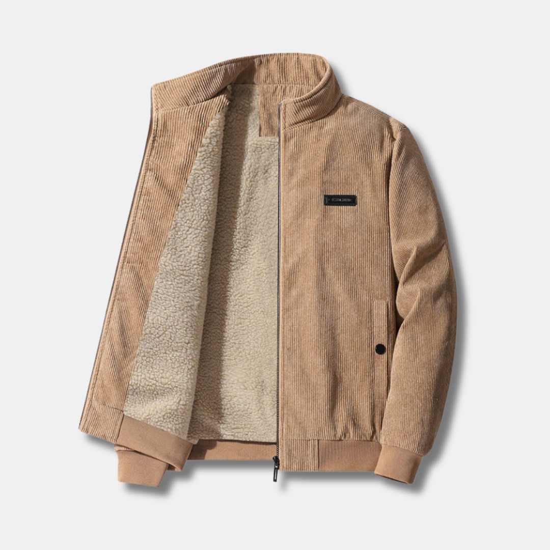 Corduroy Sherpa Lined Jacket