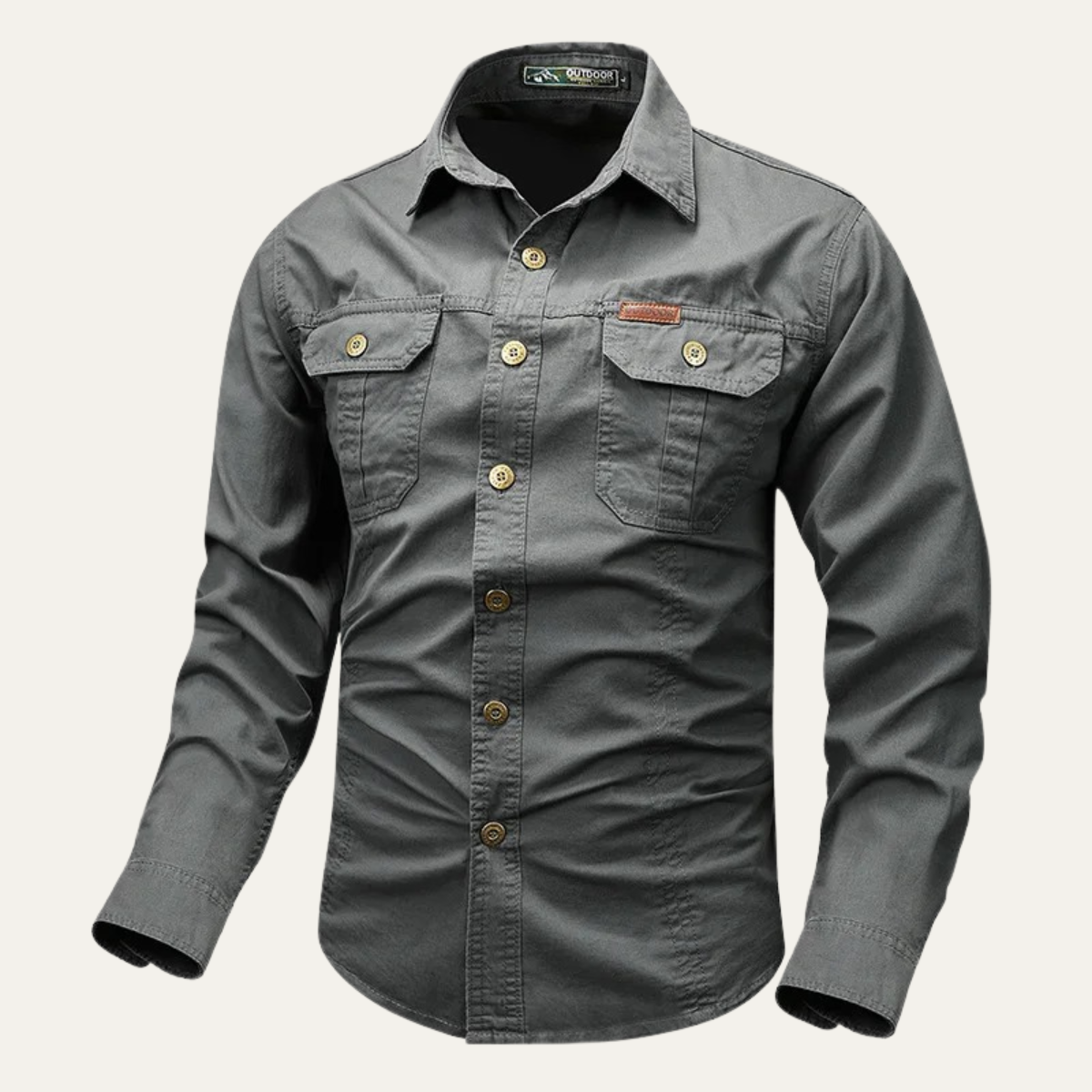 Men's Tactical Military Shirt With Pockets