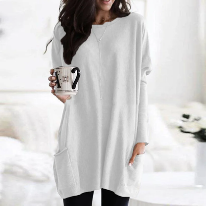 Women's Oversized Tunic with Pockets