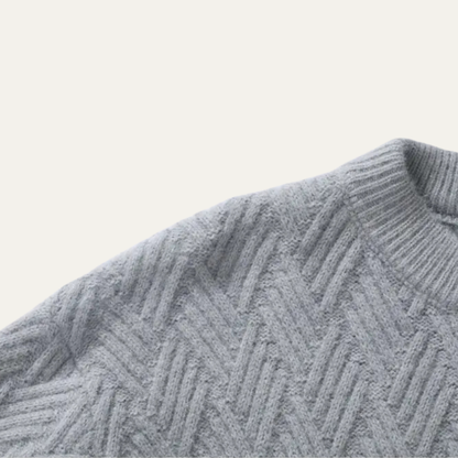 La Maddalena Men's Crew Neck Knitted Sweater Warm Winter