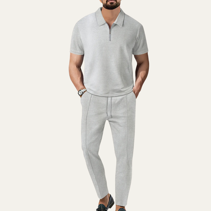 Men's Relaxed Fit Short Sleeve And Pants Set
