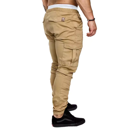 Men's Cargo Joggers Multi-Pocket Rugged Pants
