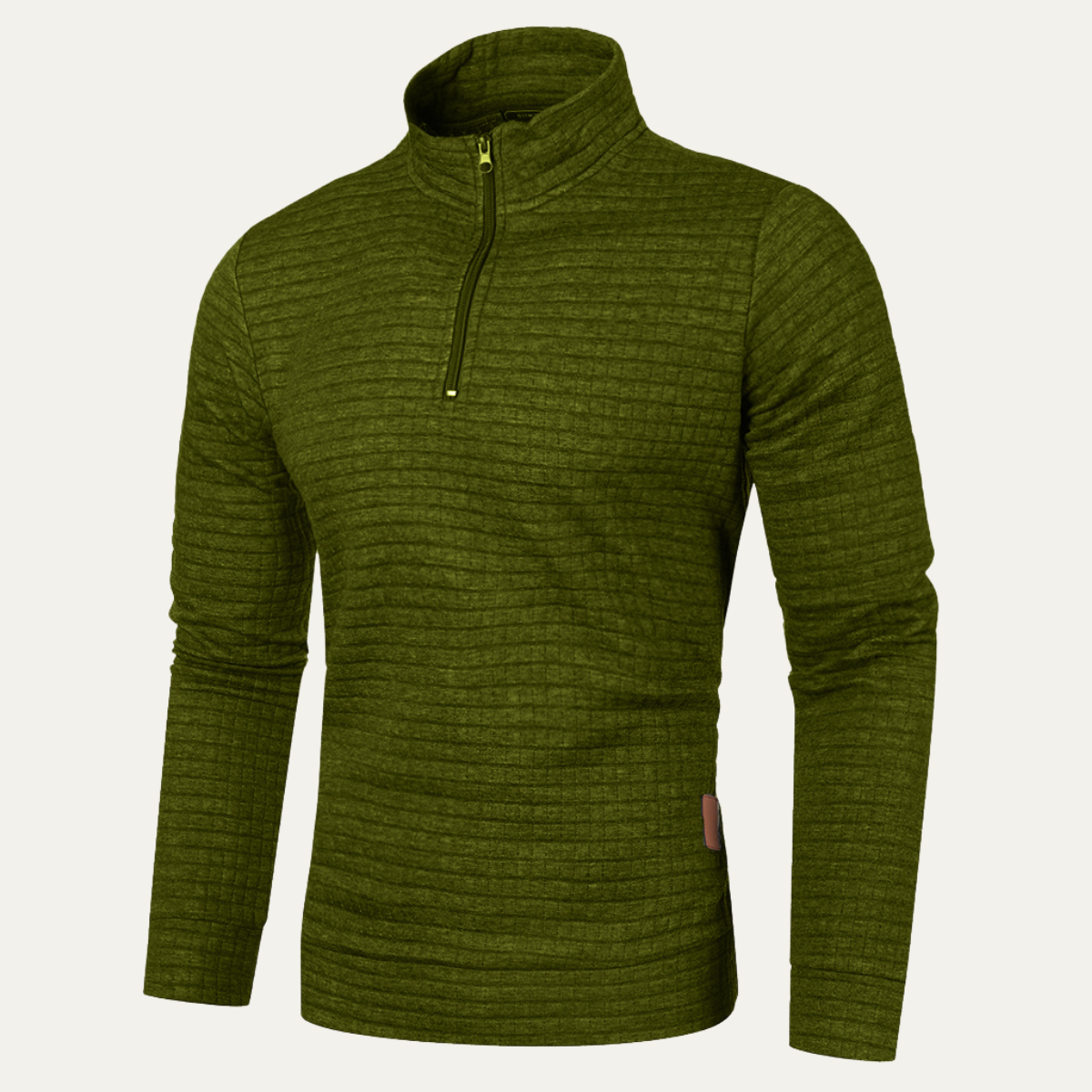 Men's Casual Quarter Zip Sweater Lightweight