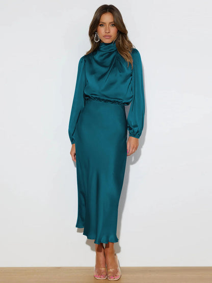 Women's Satin Evening Dress
