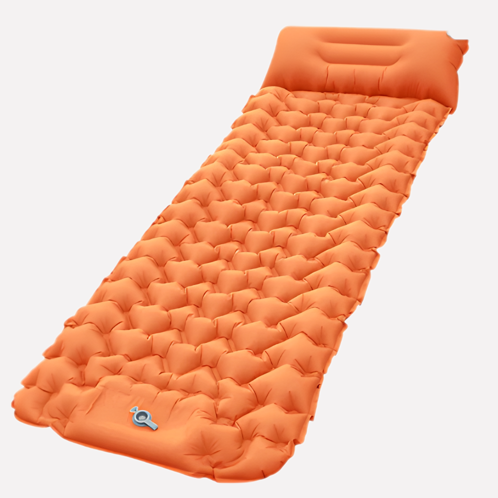 Inflatable Camping Air Mattress with Pump and Pillow