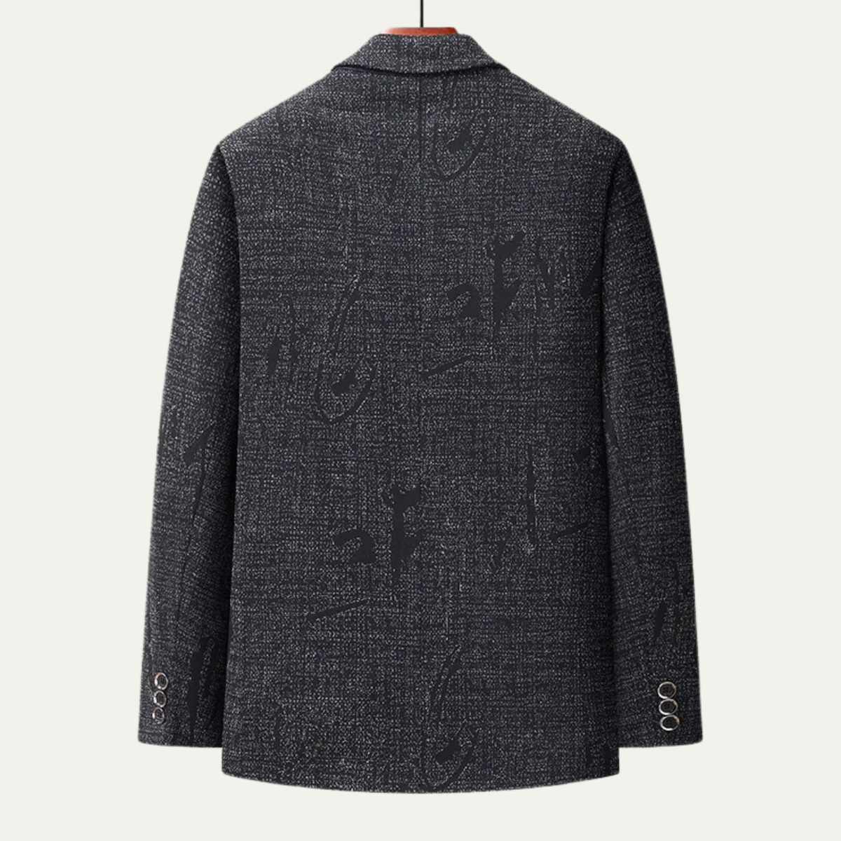 Men's Slim Fit Herringbone Blazer