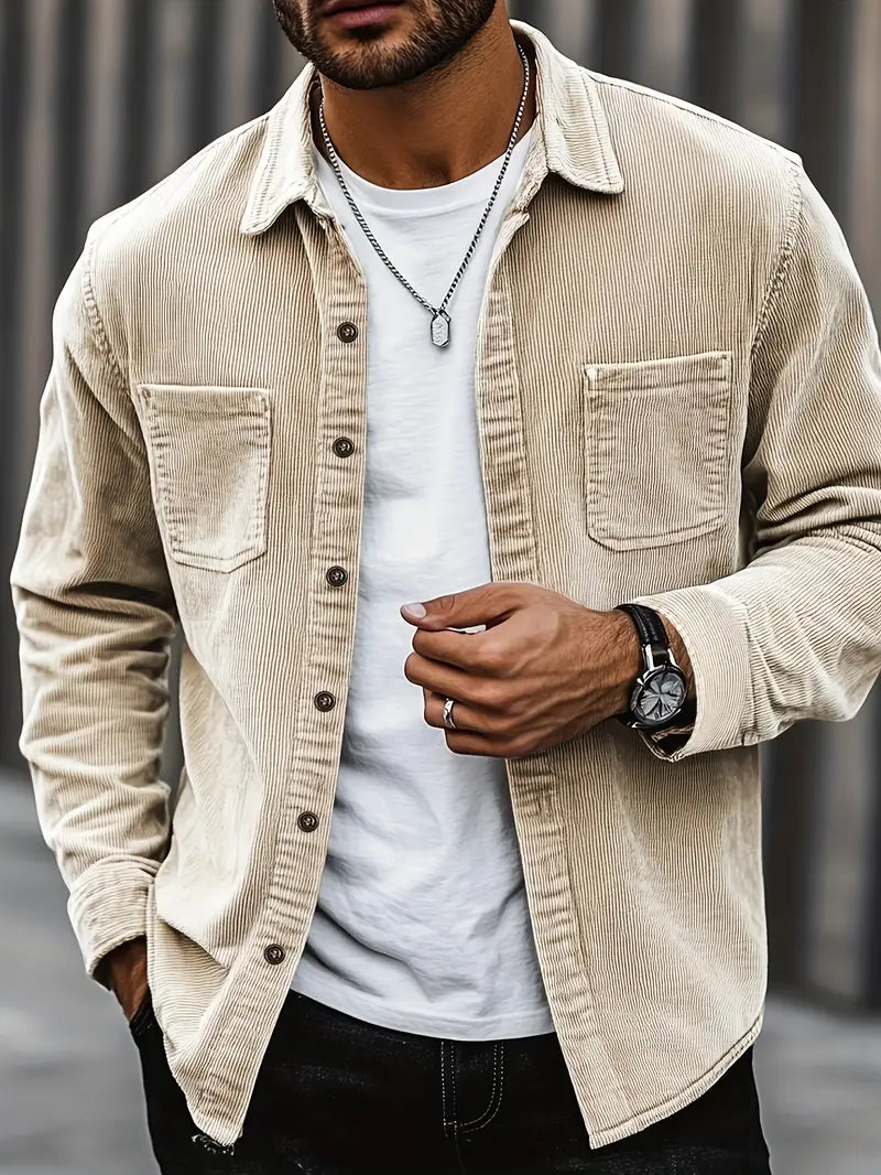 Hugo Mens Corduroy Shirt Comfort Fit - Vonnera