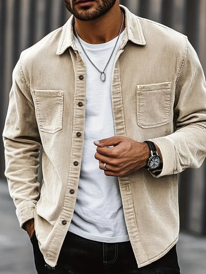 Hugo Mens Corduroy Shirt Comfort Fit - Vonnera