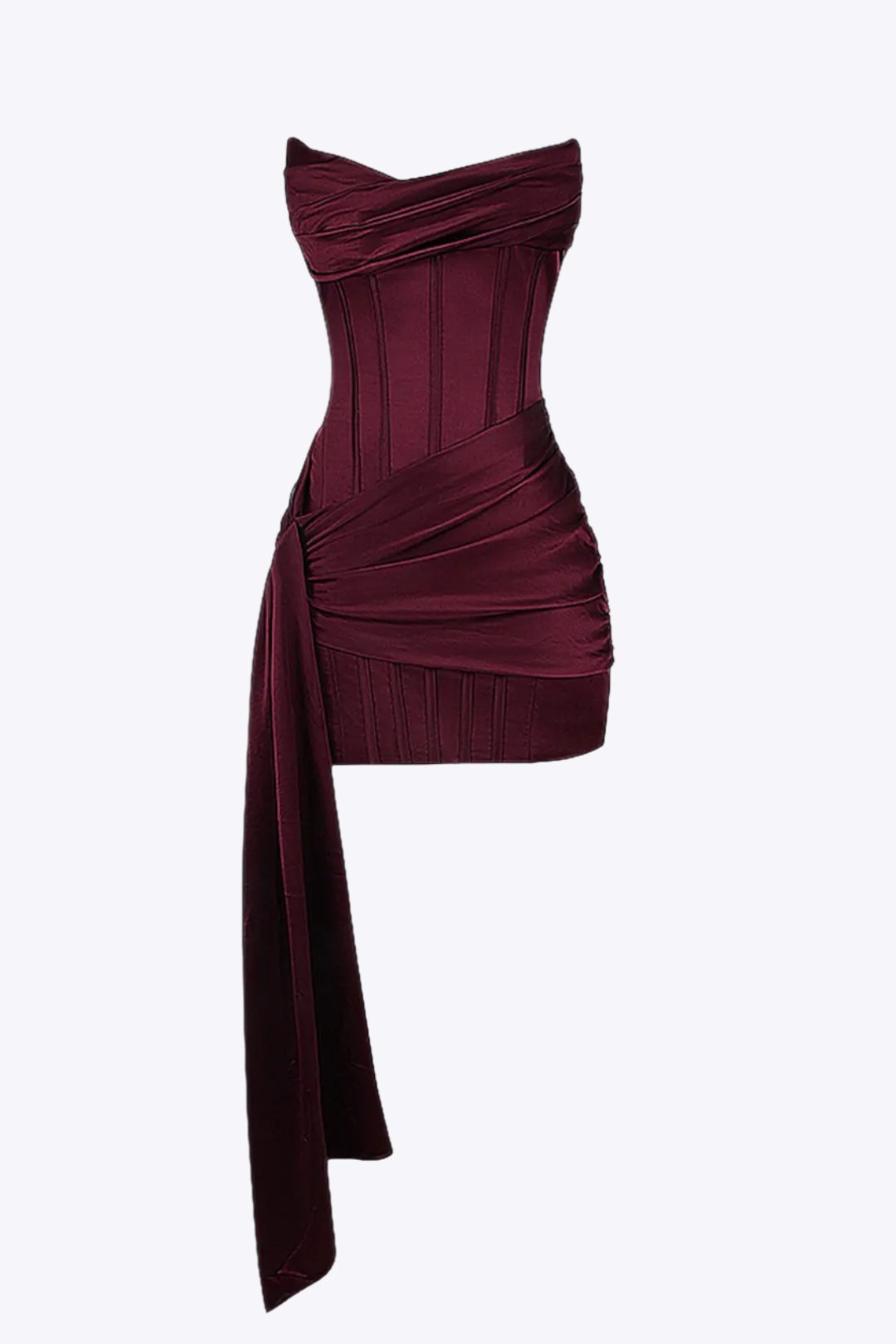 Women's Satin Sleeveless Mini Dress - Vonnera