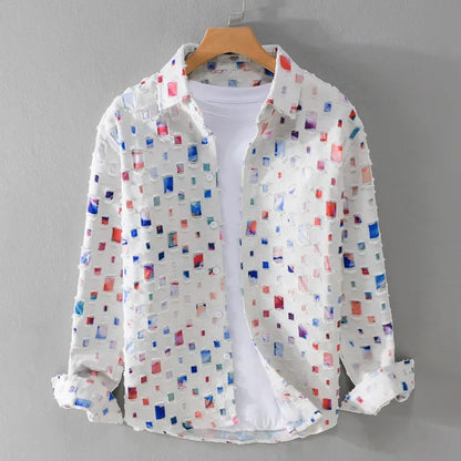 Womens Frayed Denim Shirt - Vonnera