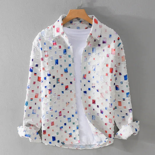 Womens Frayed Denim Shirt - Vonnera