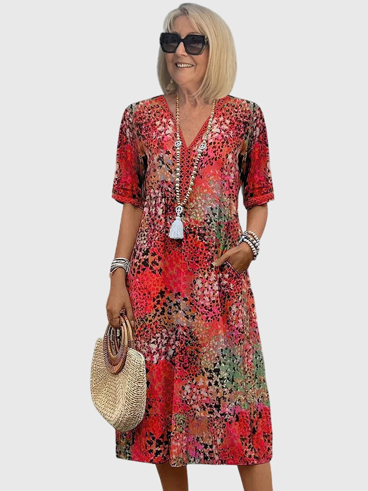 Bella Women's Floral Midi Dress