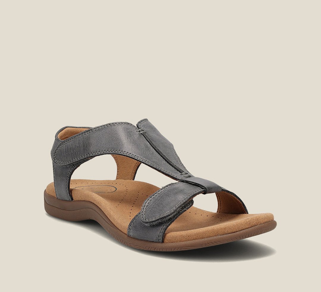 Women's Orthopedic Sandals Cushioned Adjustable Brown