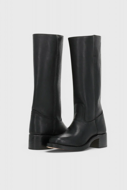 Women's Block Heel Boots Stacked Heel