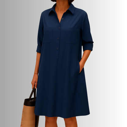 Women's Lightweight Button Dress